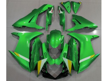 Vert Clair Brillant 2011-2024 Suzuki GSXR 600-750 Carénage Moto