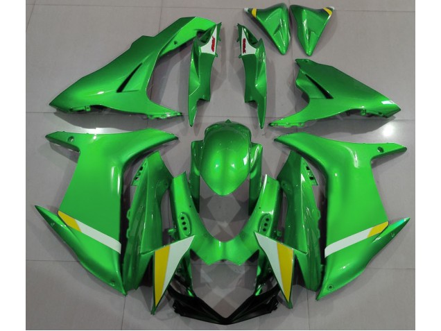 Vert Clair Brillant 2011-2024 Suzuki GSXR 600-750 Carénage Moto