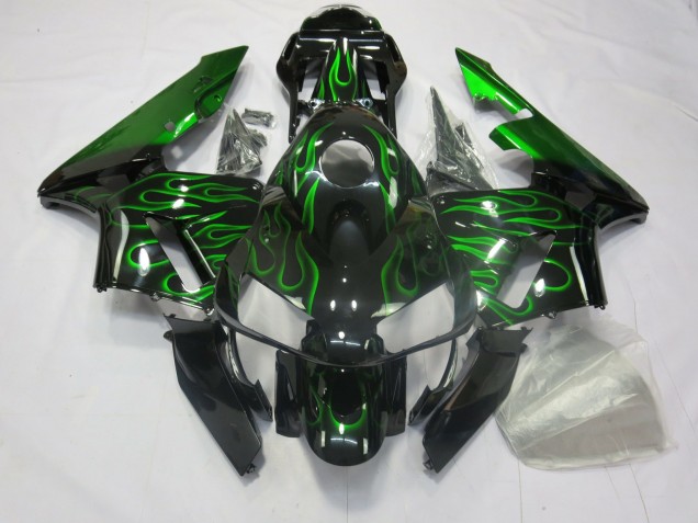 Vert Flamme 2003-2004 Honda CBR600RR Carénage Moto