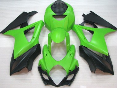 Vert Mat 2007-2008 Suzuki GSXR 1000 Carénage Moto