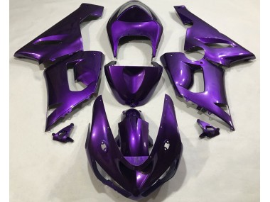 Violet 2005-2006 Kawasaki ZX6R Carénage Moto