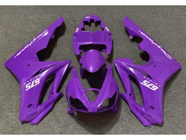 Violet Brillant 2006-2008 Triumph Daytona 675 Carénage Moto