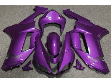 Violet Brillant 2007-2008 Kawasaki ZX6R Carénage Moto