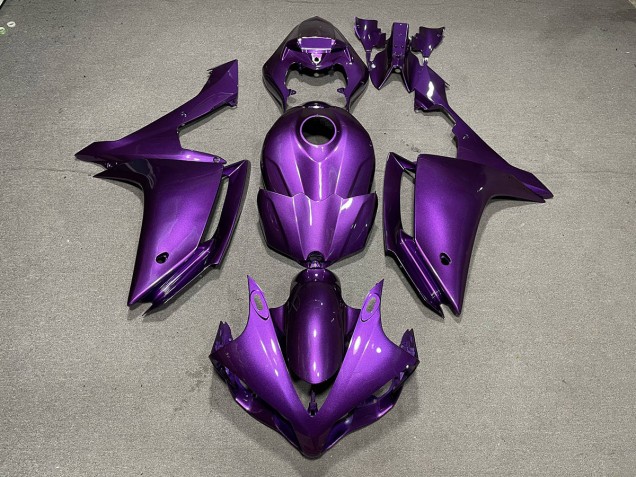 Violet Brillant 2007-2008 Yamaha R1 Carénage Moto