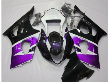 Violet Brillant & Blanc 2003-2004 Suzuki GSXR 1000 Carénage Moto