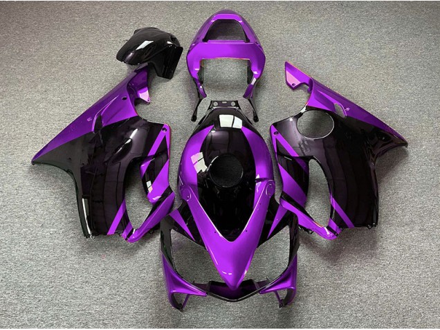 Violet Brillant & Noir 2001-2003 Honda CBR600 F4i Carénage Moto