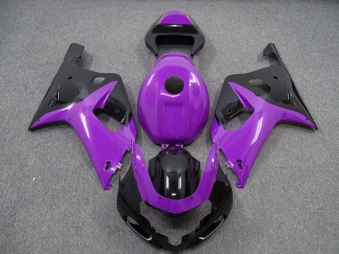 Violet Brillant & Noir 2001-2003 Suzuki GSXR 600-750 Carénage Moto