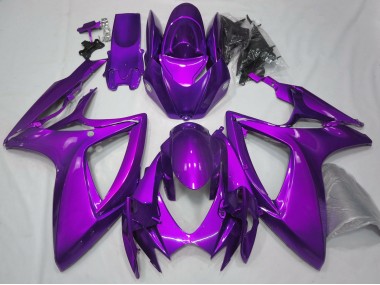 Violet Brillant Uni 2006-2007 Suzuki GSXR 600-750 Carénage Moto