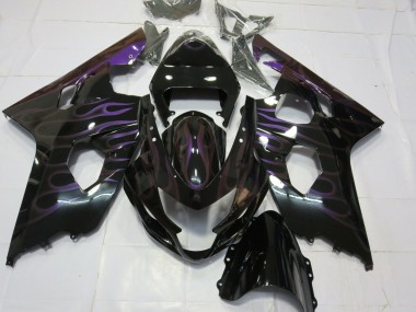 Violet Flamme 2004-2005 Suzuki GSXR 600-750 Carénage Moto