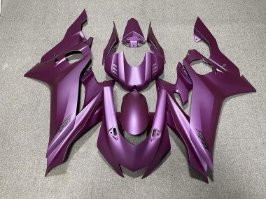 Violet Foncé Mat 2017-2021 Yamaha R6 Carénage Moto