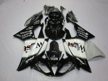 West 2008-2016 Yamaha R6 Carénage Moto